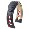 Hirsch RALLY Natural Leather Racing Watch Strap