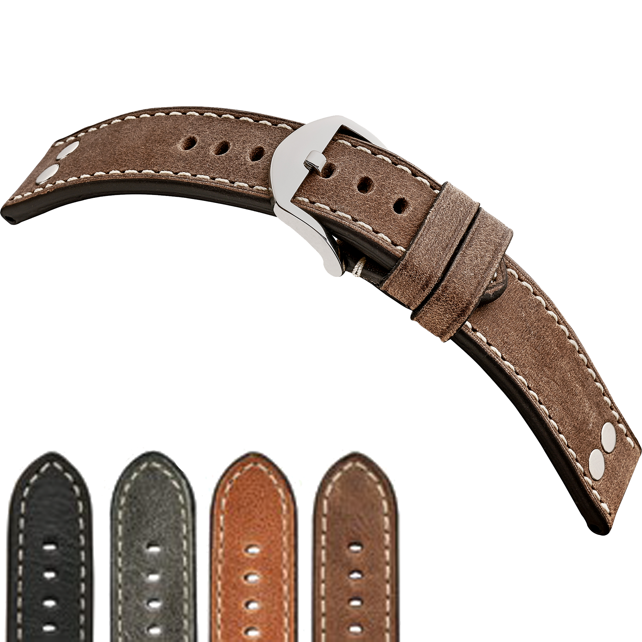 Rios 1931 Watch Bands - Chesterfield - Genuine Vintage Leather