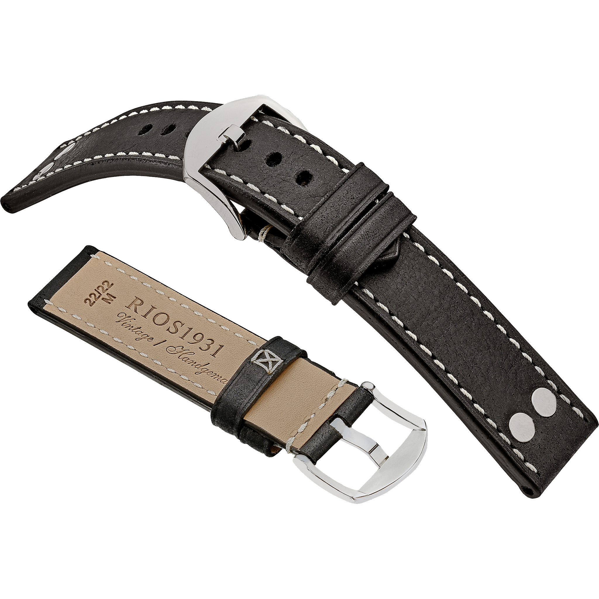 Rios 1931 Watch Bands - Chesterfield - Genuine Vintage Leather