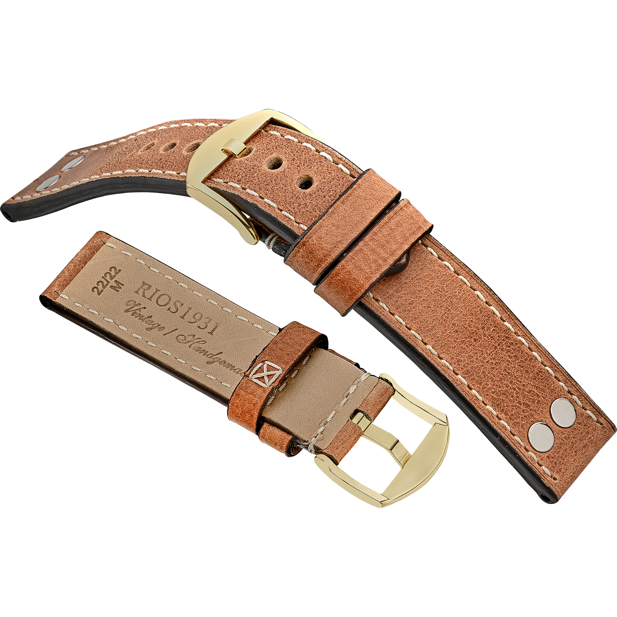 Rios 1931 Watch Bands - Chesterfield - Genuine Vintage Leather