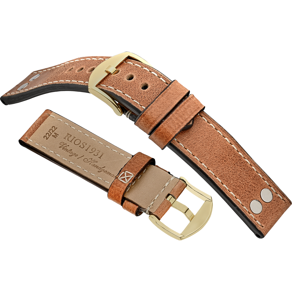 Rios 1931 Watch Bands - Chesterfield - Genuine Vintage Leather