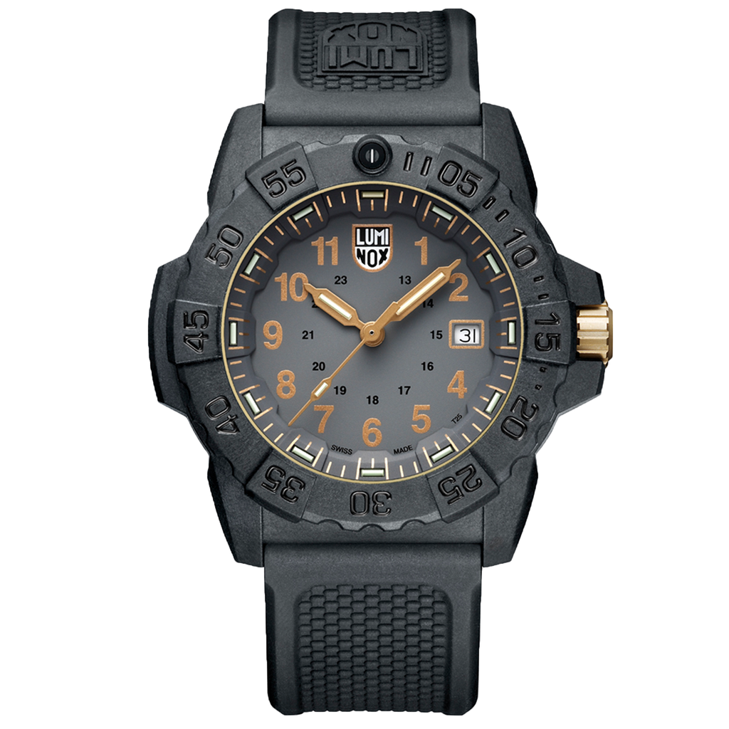 Luminox Navy Seal Watch - 3500 Series Black & Gold