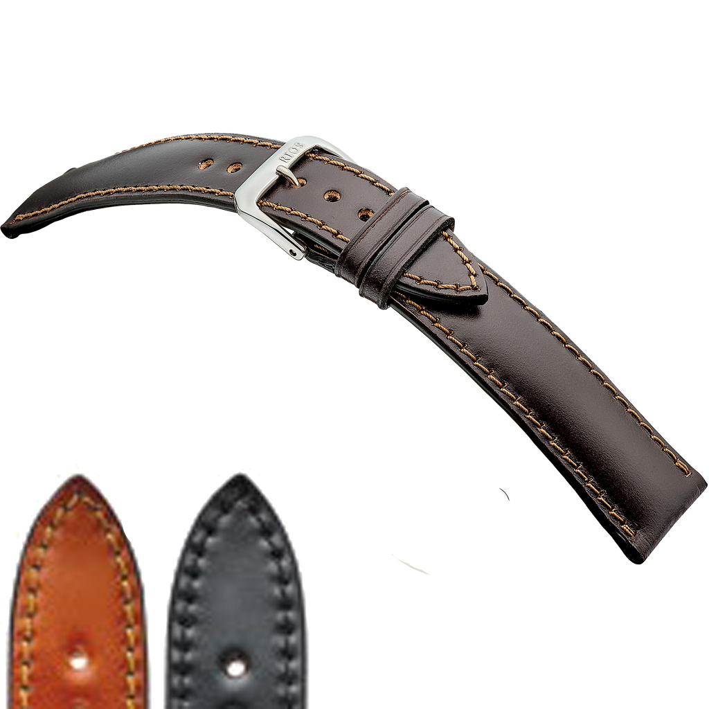 Rios 1931 Watch Bands - Chicago - Genuine Shell Cordovan Leather