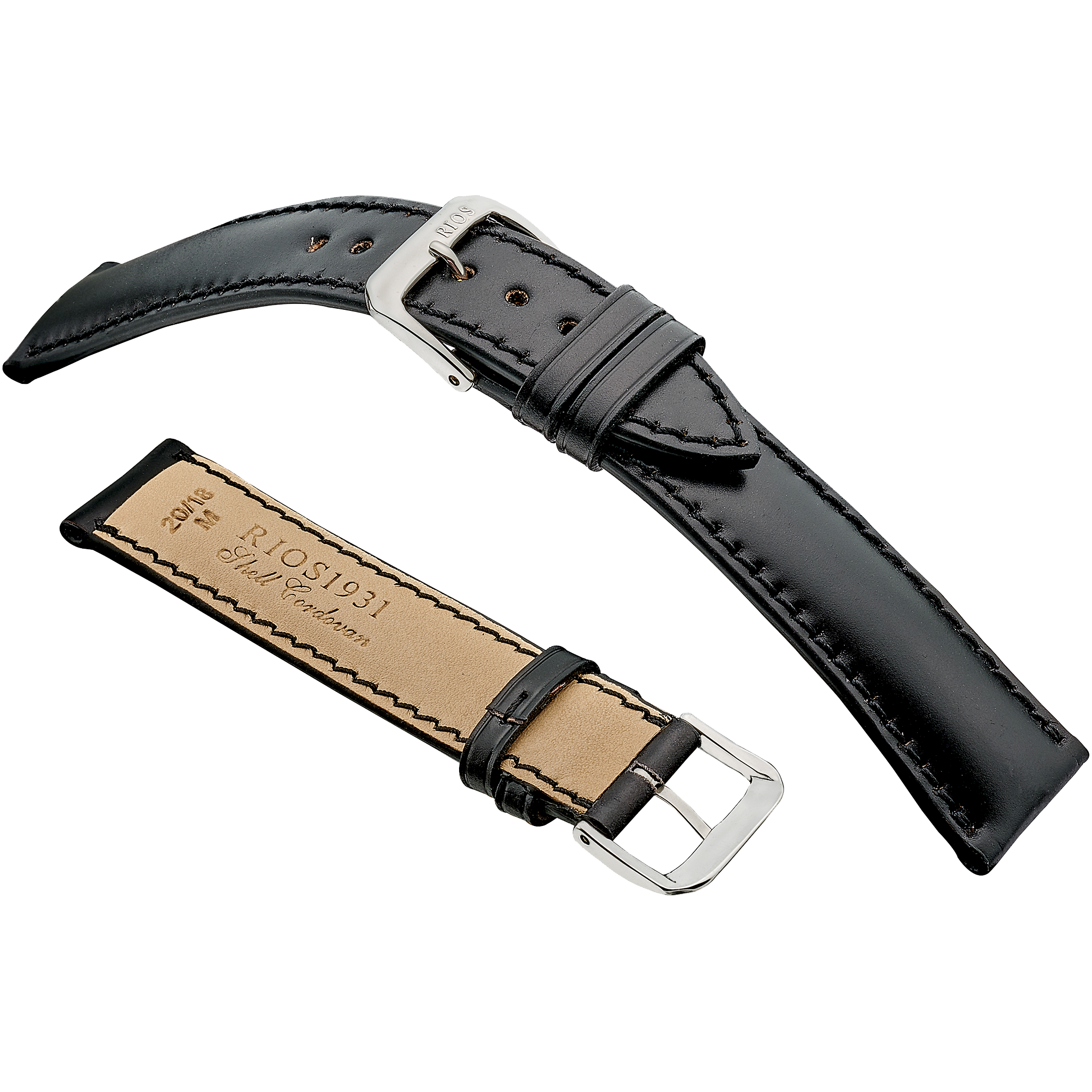 Rios 1931 Watch Bands - Chicago - Genuine Shell Cordovan Leather