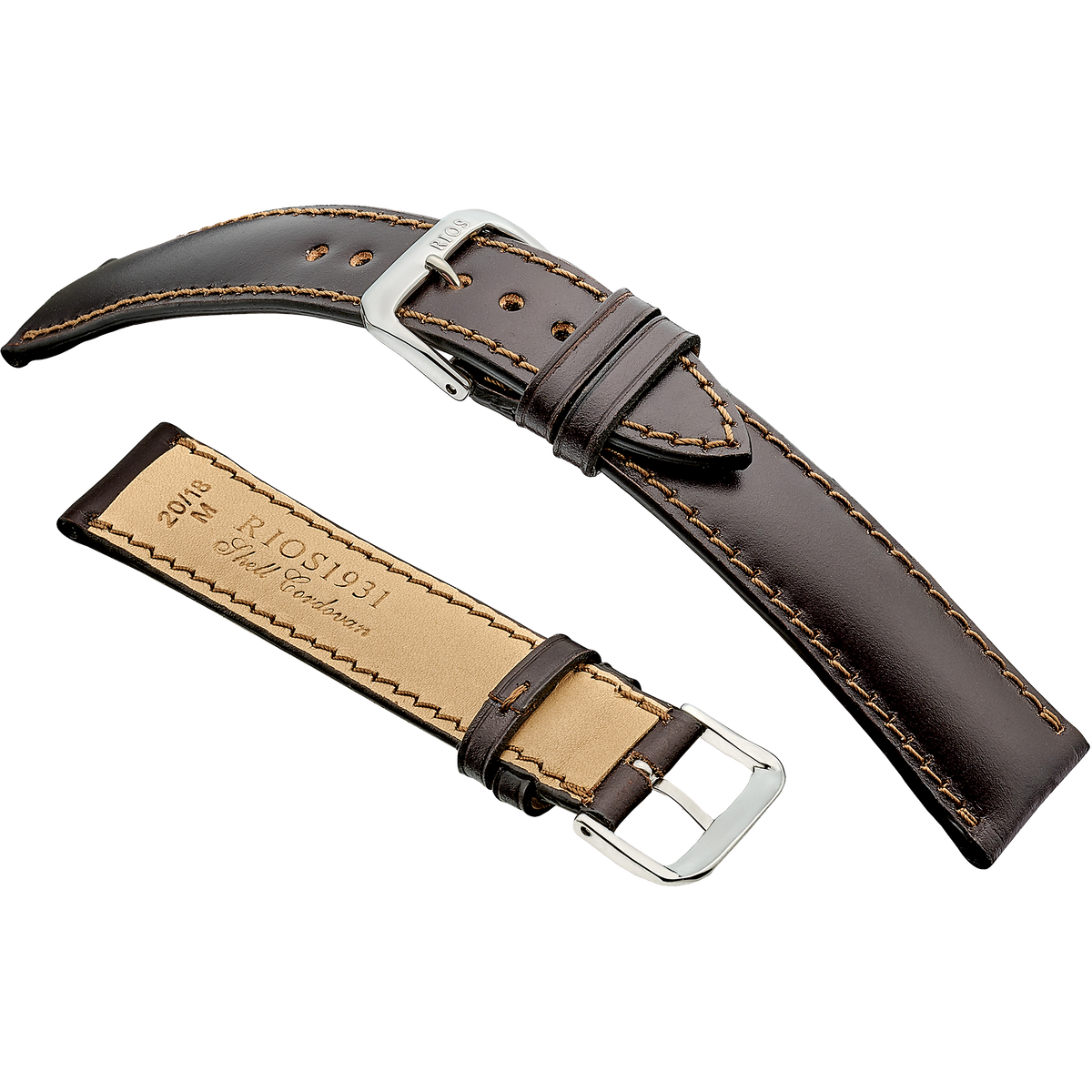 Rios 1931 Watch Bands - Chicago - Genuine Shell Cordovan Leather