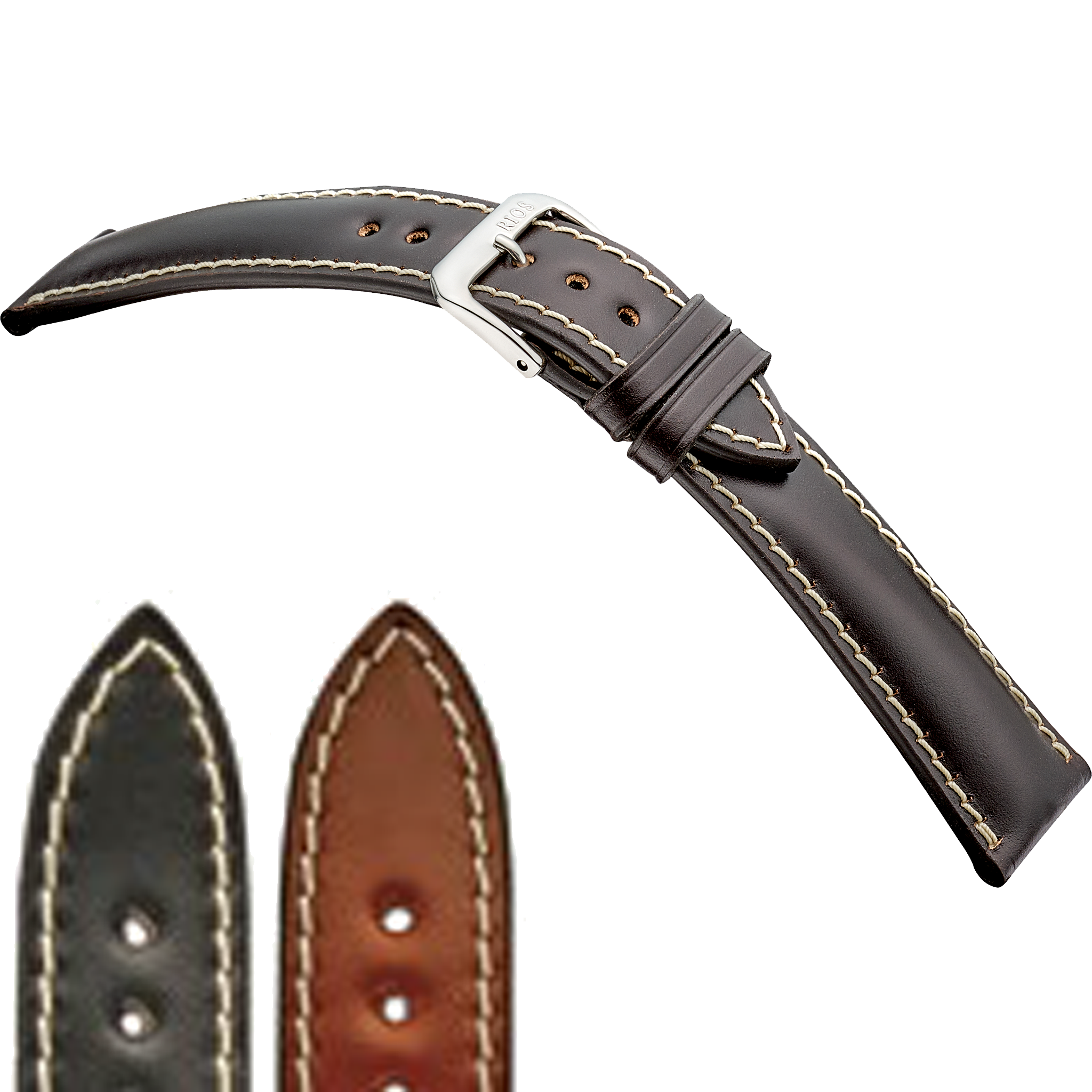 Rios 1931 Watch Bands - New York - Genuine Shell Cordovan Leather