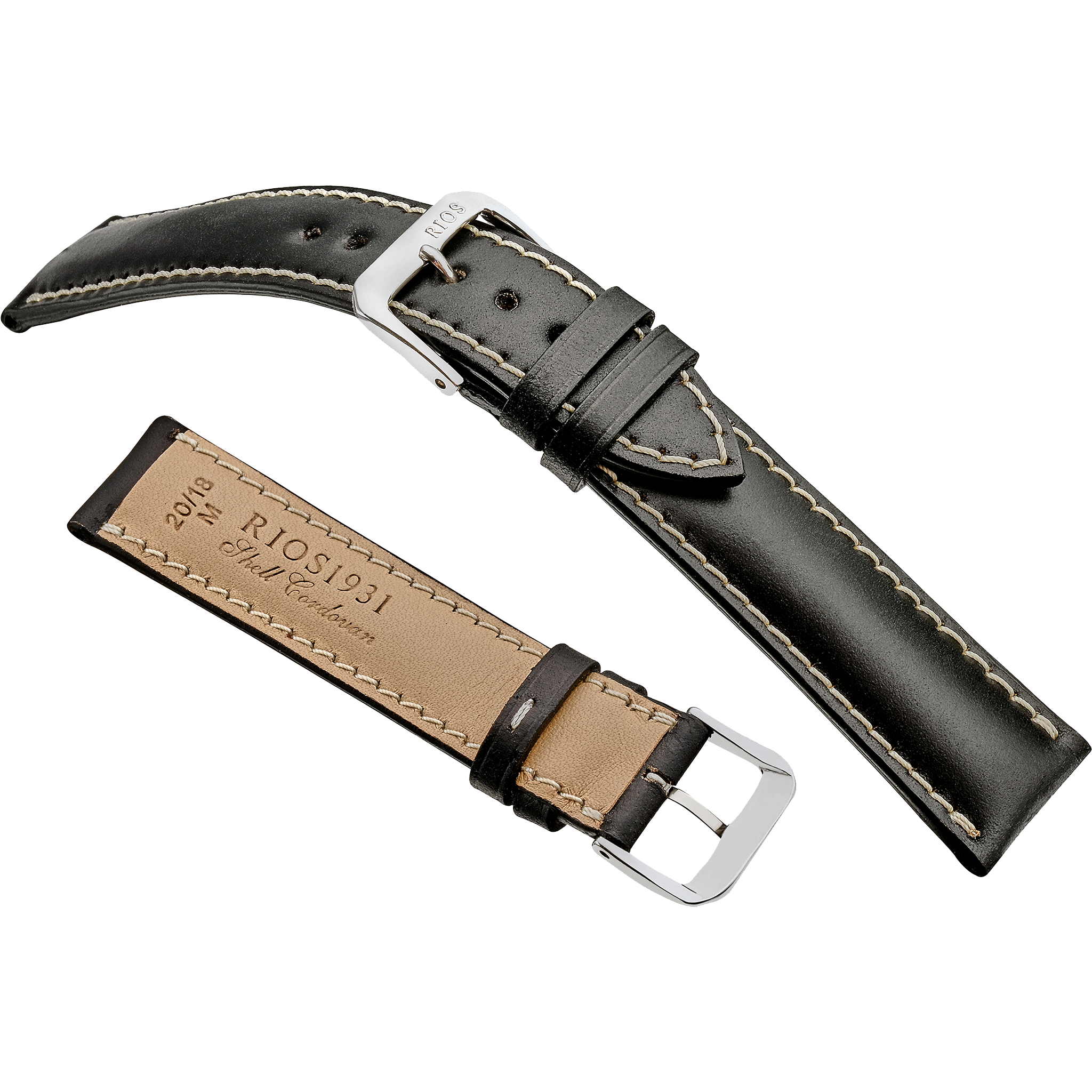 Rios 1931 Watch Bands - New York - Genuine Shell Cordovan Leather