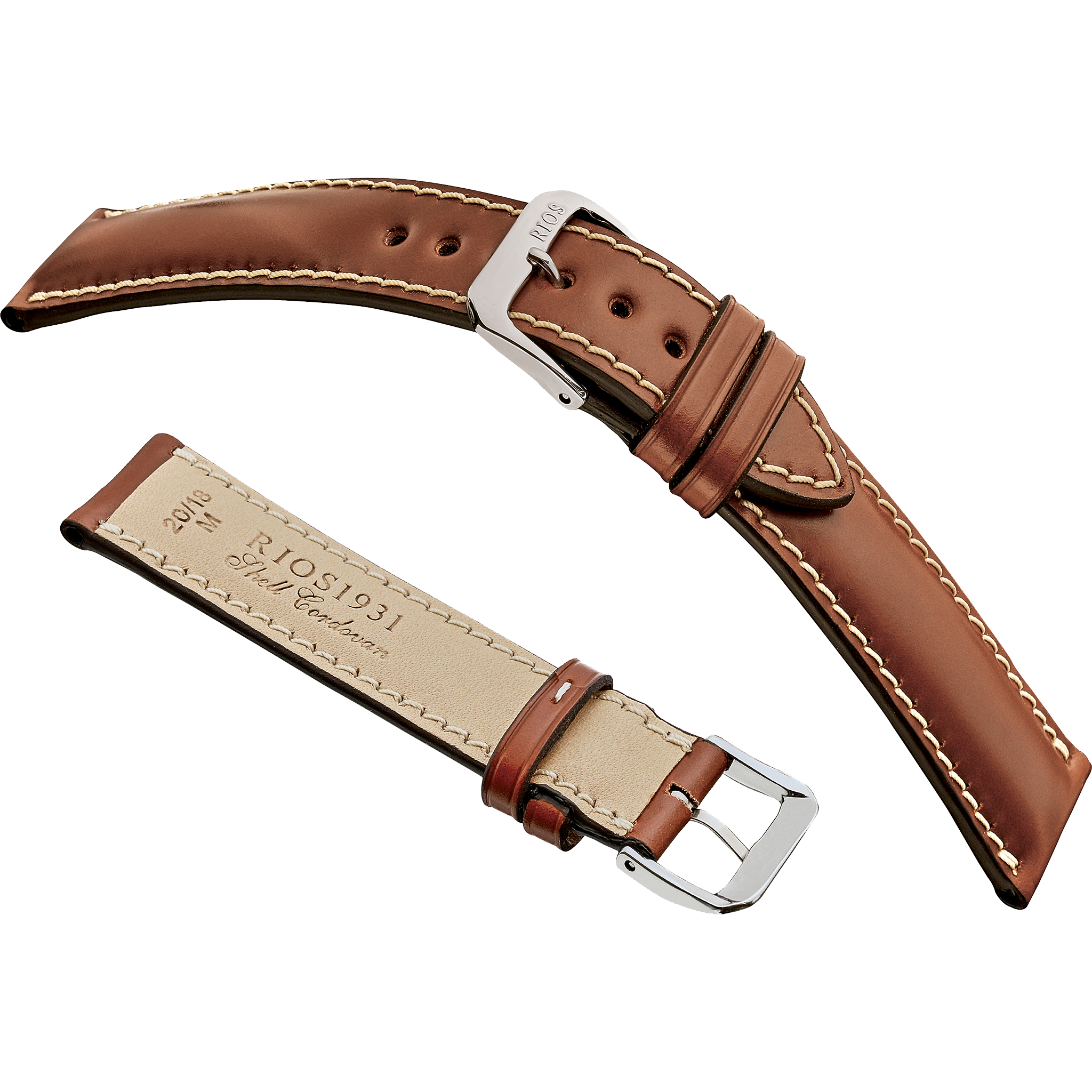 Rios 1931 Watch Bands - New York - Genuine Shell Cordovan Leather