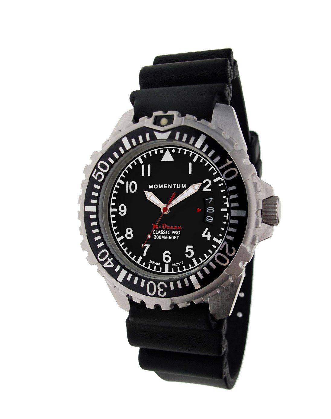 Momentum M-Ocean - Black Dial with Black Rubber