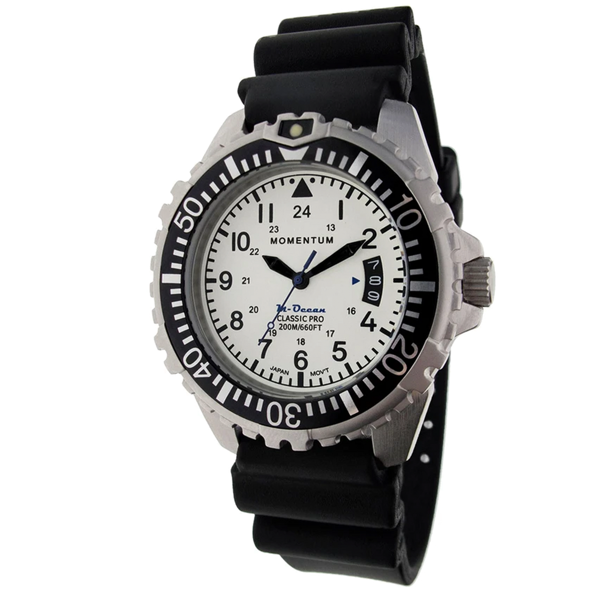 Momentum M-Ocean - White Dial with Black Rubber