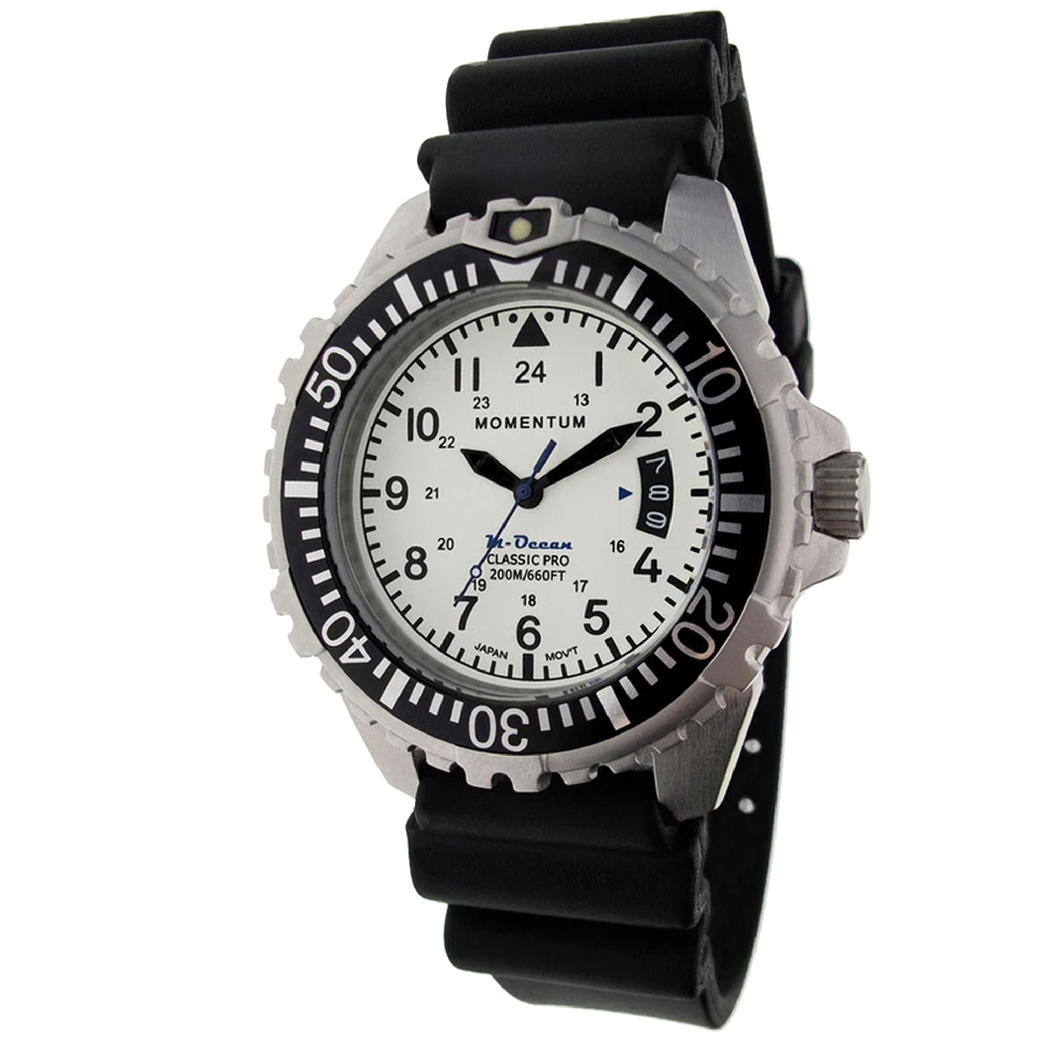 Momentum M-Ocean - White Dial with Black Rubber 627496741561