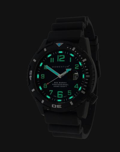 Momentum Watch - M50 Military Dive - Black Steel