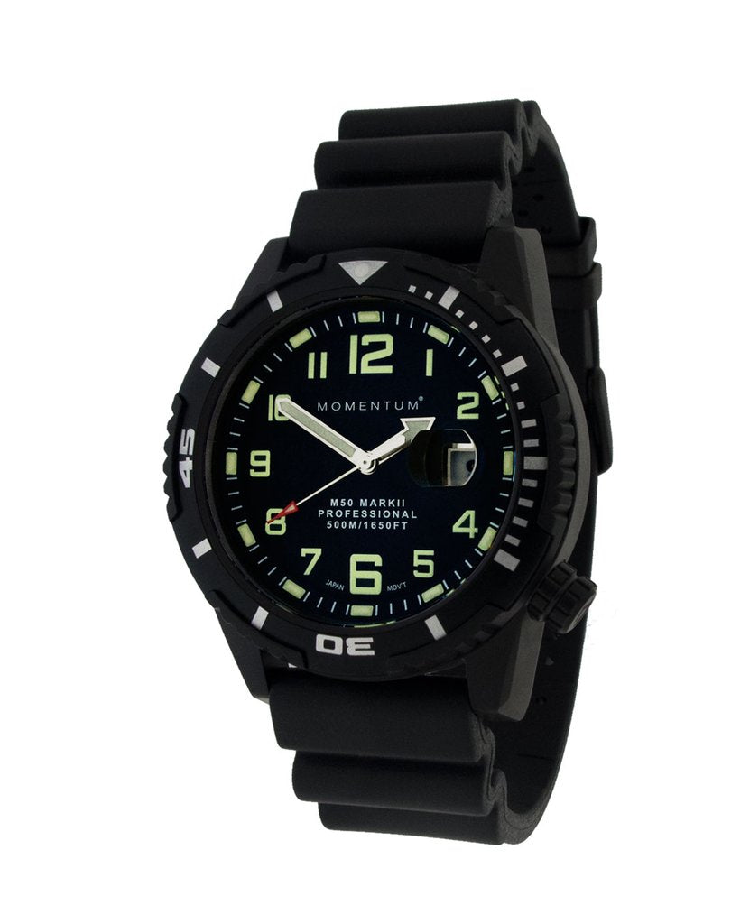 Momentum Watch - M50 Military Dive - Black Steel