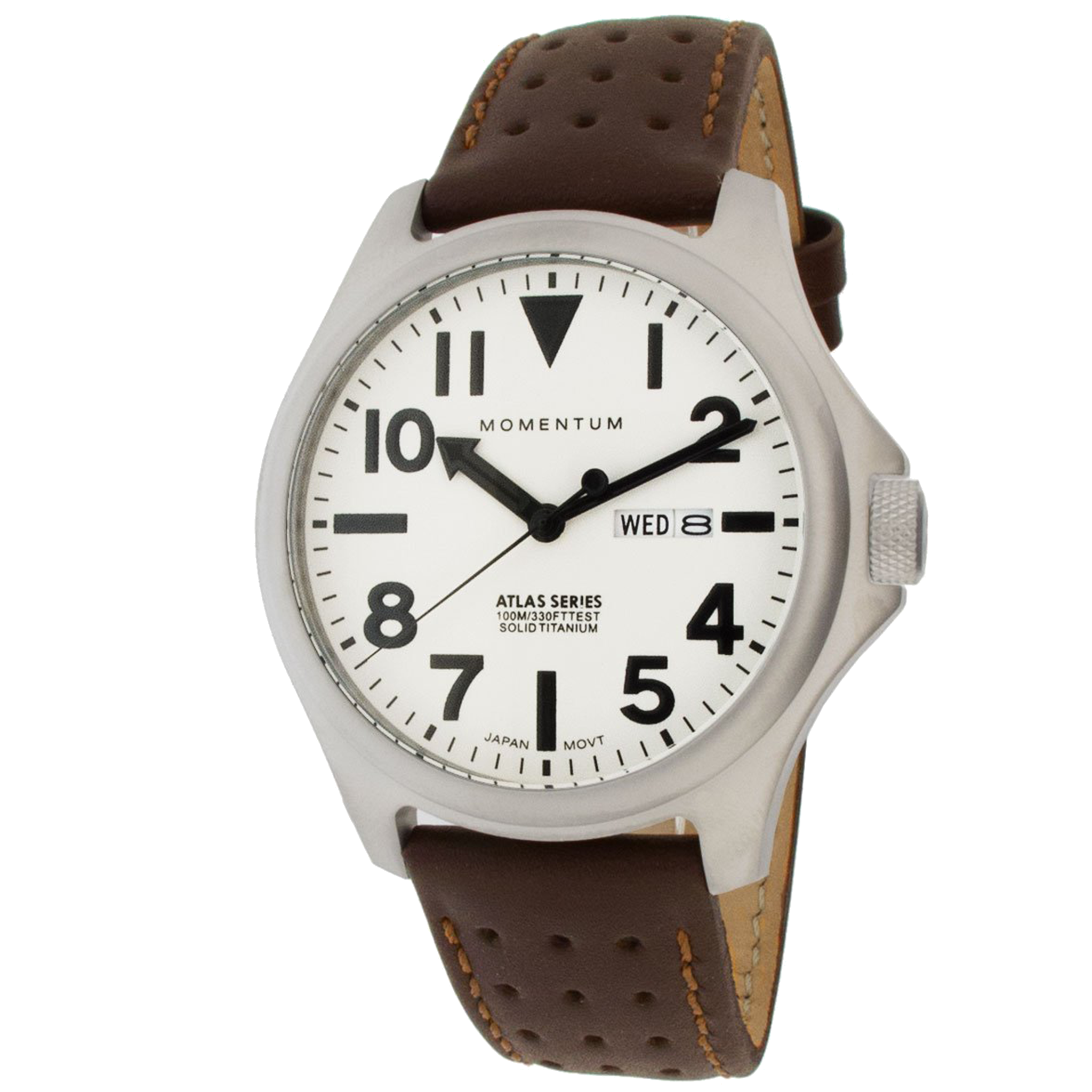 Momentum Atlas 44MM -  Titanium with White Dial