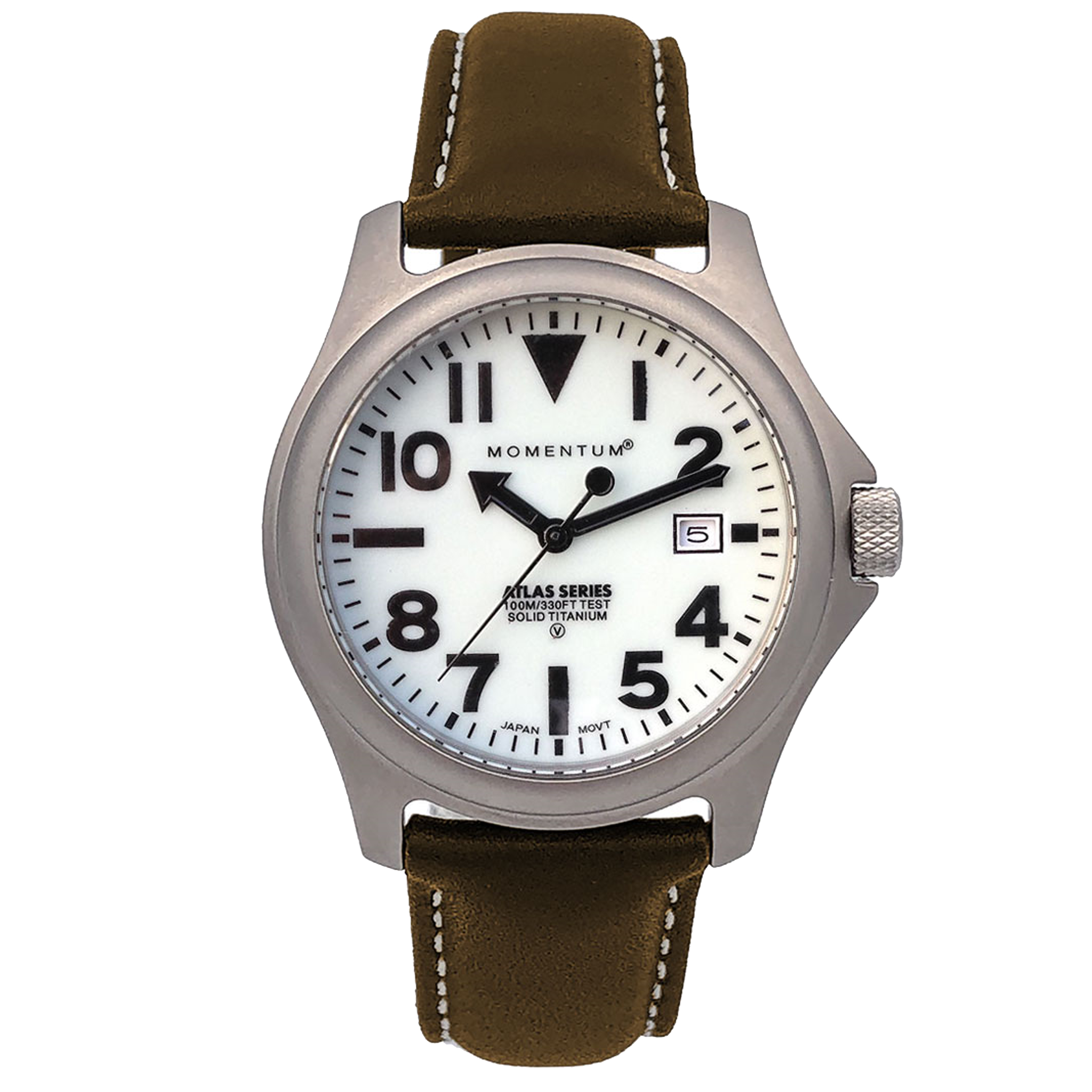 Momentum Atlas 38MM -  Titanium with White Dial 1M-SP00WS2C