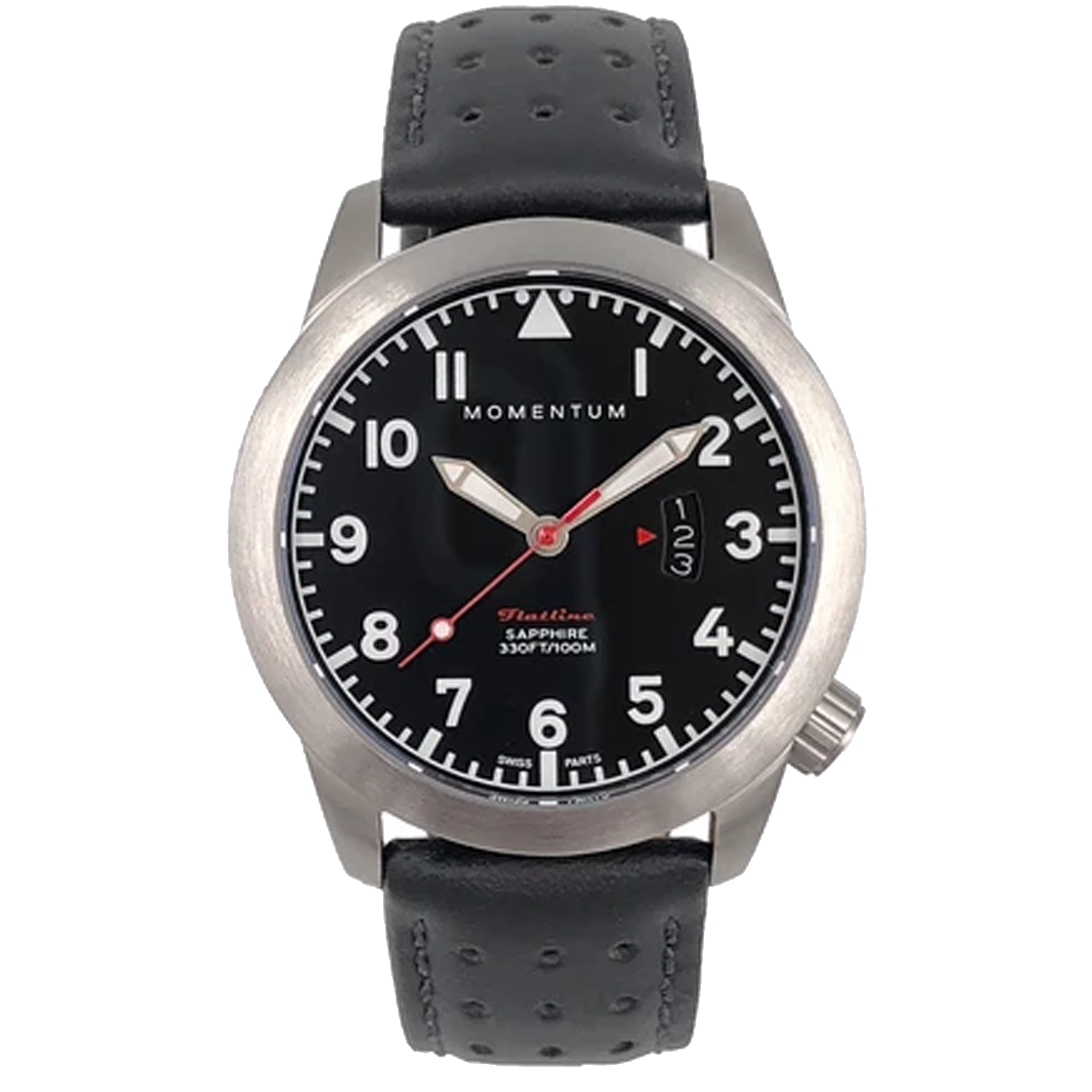 Momentum Flatline 42MM - Black Dial