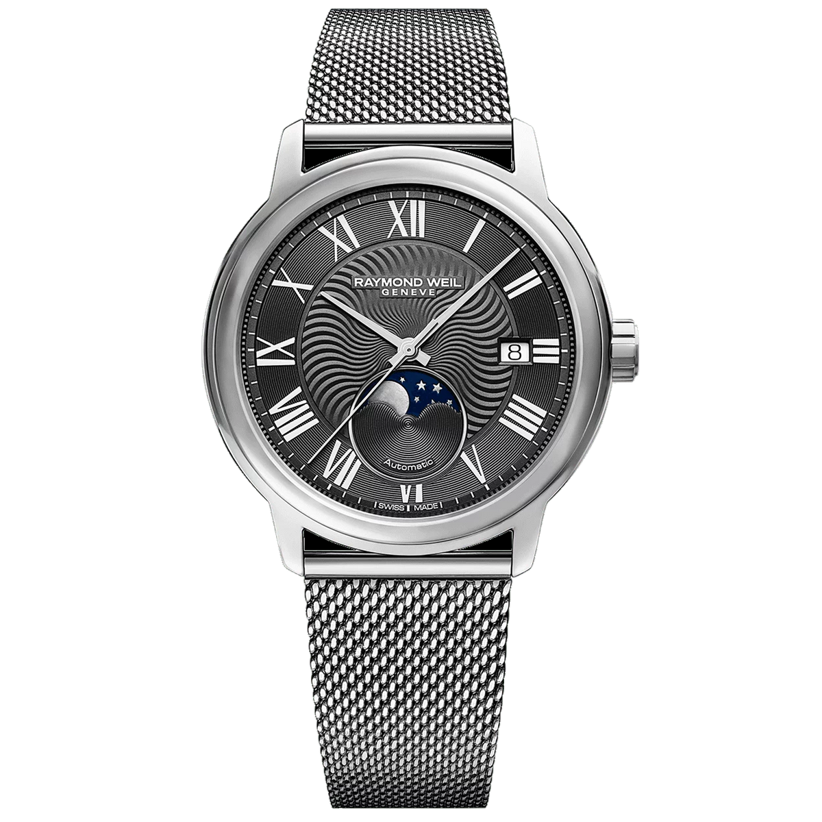Raymond weil maestro moonphase automatic watch discount