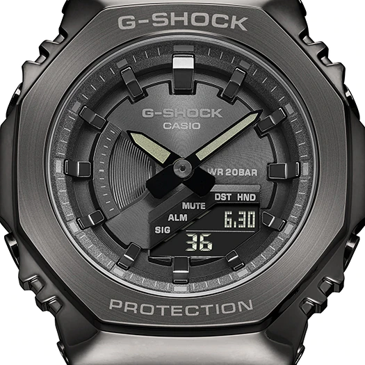 Casio G-Shock -  GMS2100 Series - Carbon Square - Black