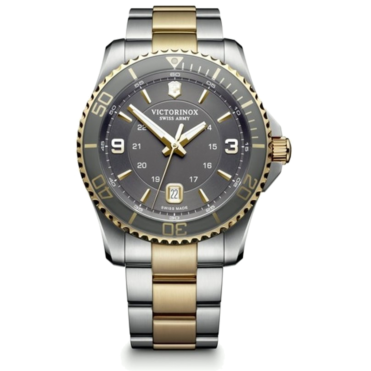 Victorinox Watch - Maverick Large Two Tone with Gray Dial
