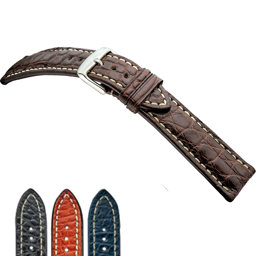 Rios 1931 Watch Bands- Ambassador - Genuine Alligator Leather