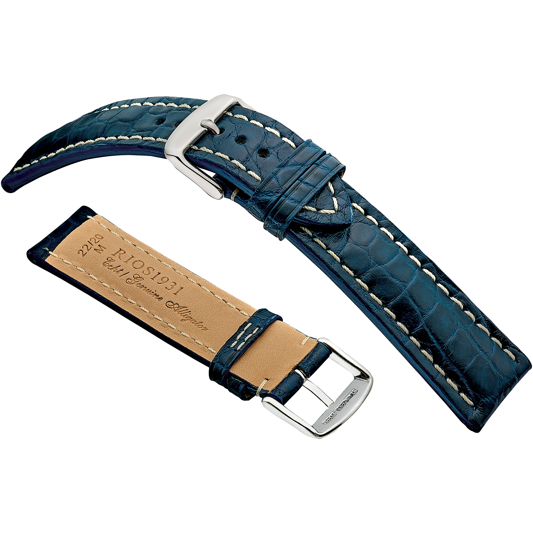 Rios 1931 Watch Bands- Ambassador - Genuine Alligator Leather