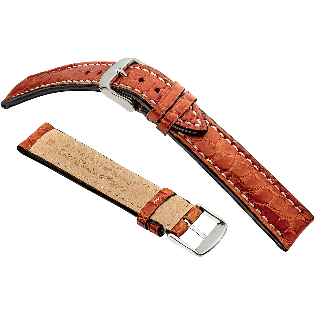 Rios 1931 Watch Bands- Ambassador - Genuine Alligator Leather