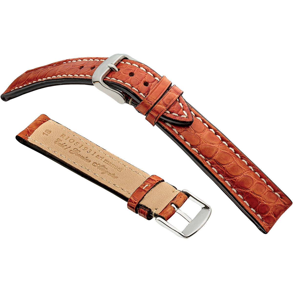 Rios 1931 Watch Bands- Ambassador - Genuine Alligator Leather
