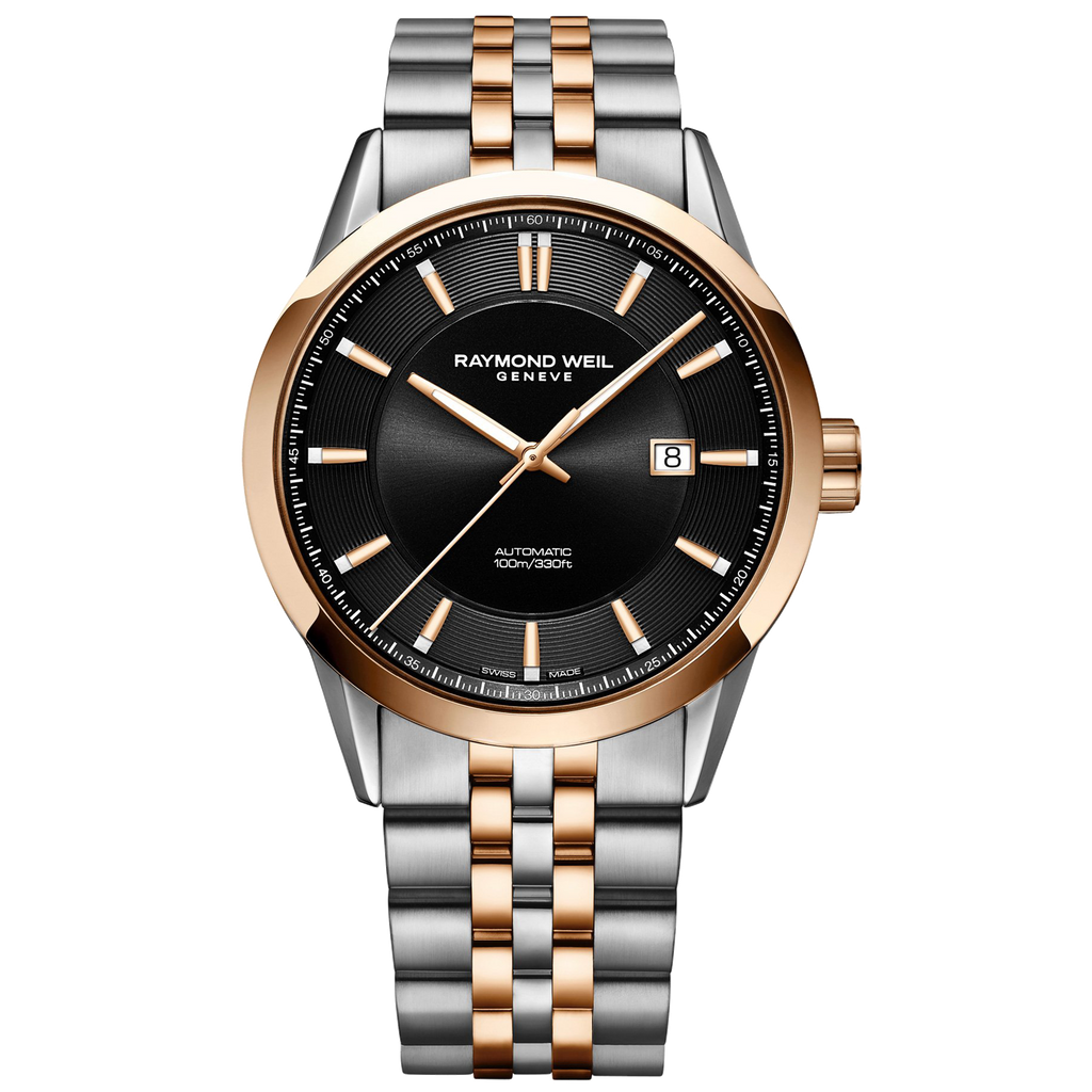 Raymond Weil Watch - FREELANCER Men's Automatic Two Tone with Rose Gold