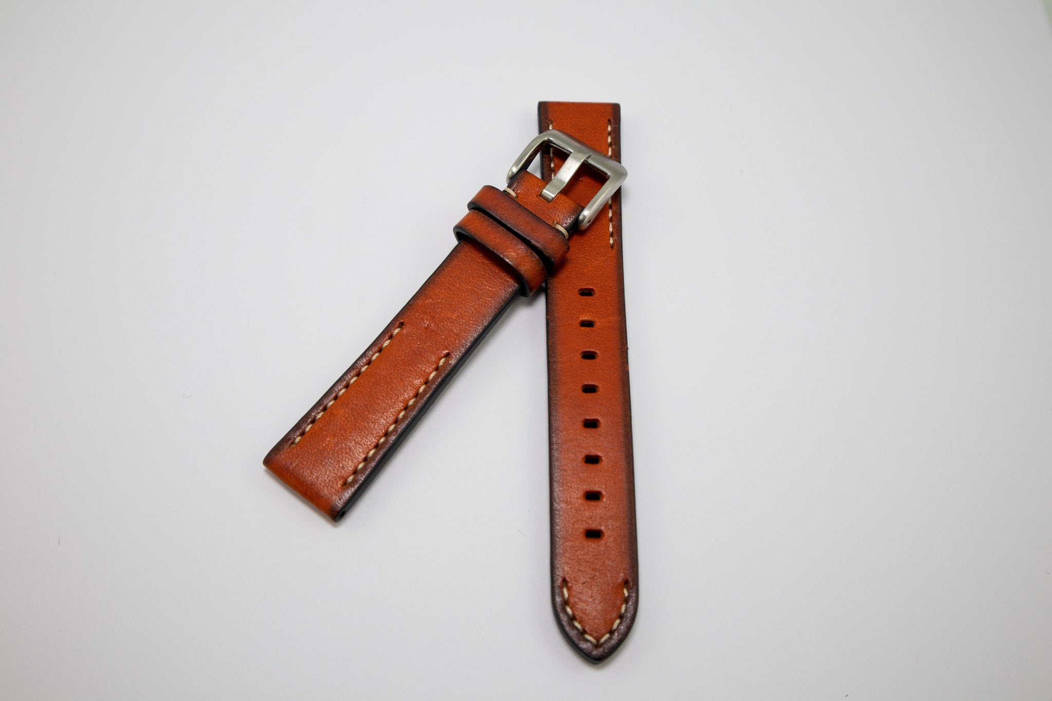 Alpine Watchstrap - Hand painted Leather
