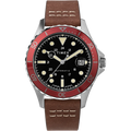 Timex - NAVI XL AUTOMATIC 41MM LEATHER STRAP WATCH TW2U09900