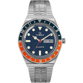 Timex - Q Reissue - Blue & Orange 2U61100