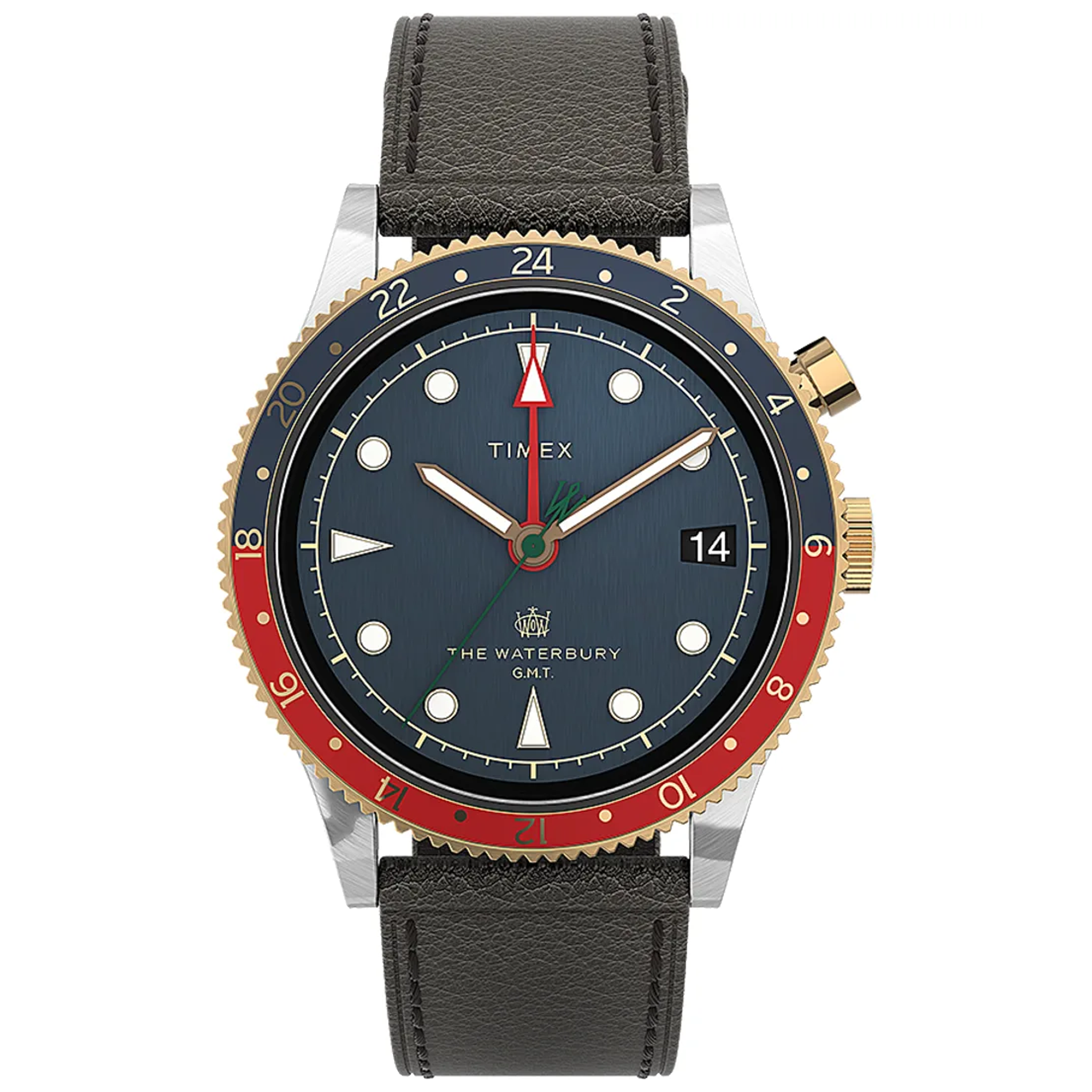 Timex - Waterbury 39mm Traditional GMT 2U90500