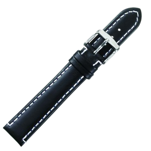 Alpine Watchstrap - Stitched Oiled Leather