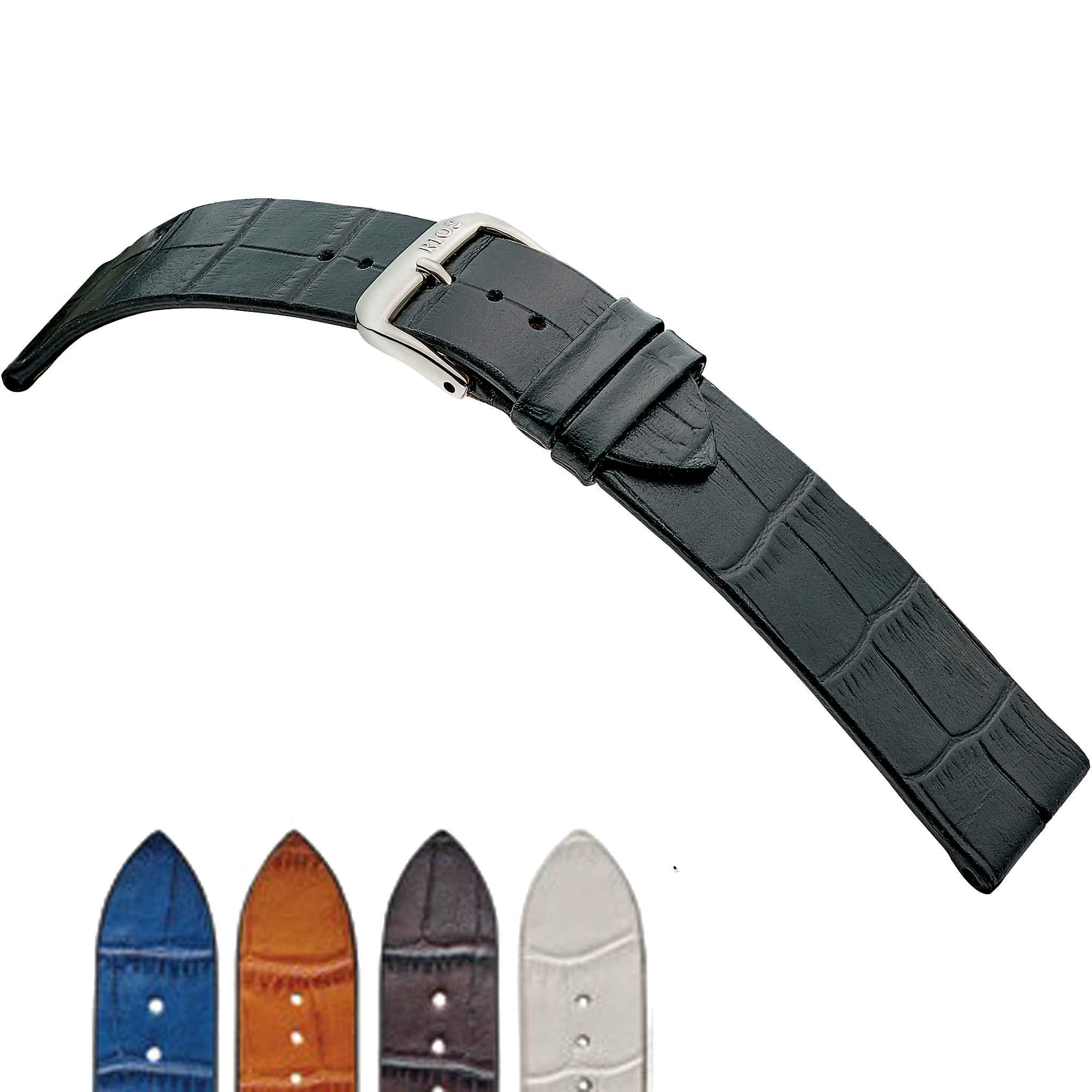 Rios 1931 Watch Bands - Miami - Embossed Alligator Grain