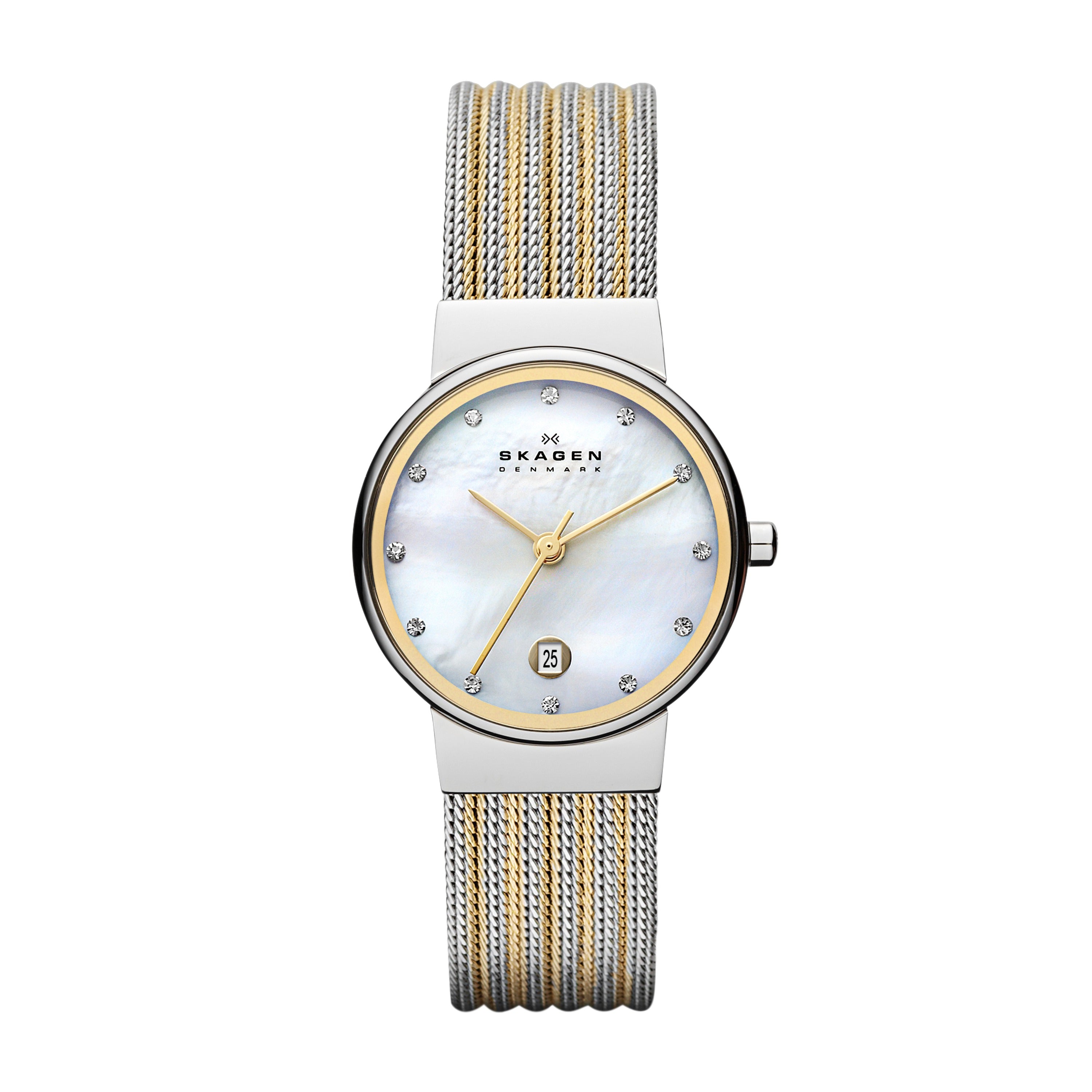Skagen Ancher - Steel, Two Tone