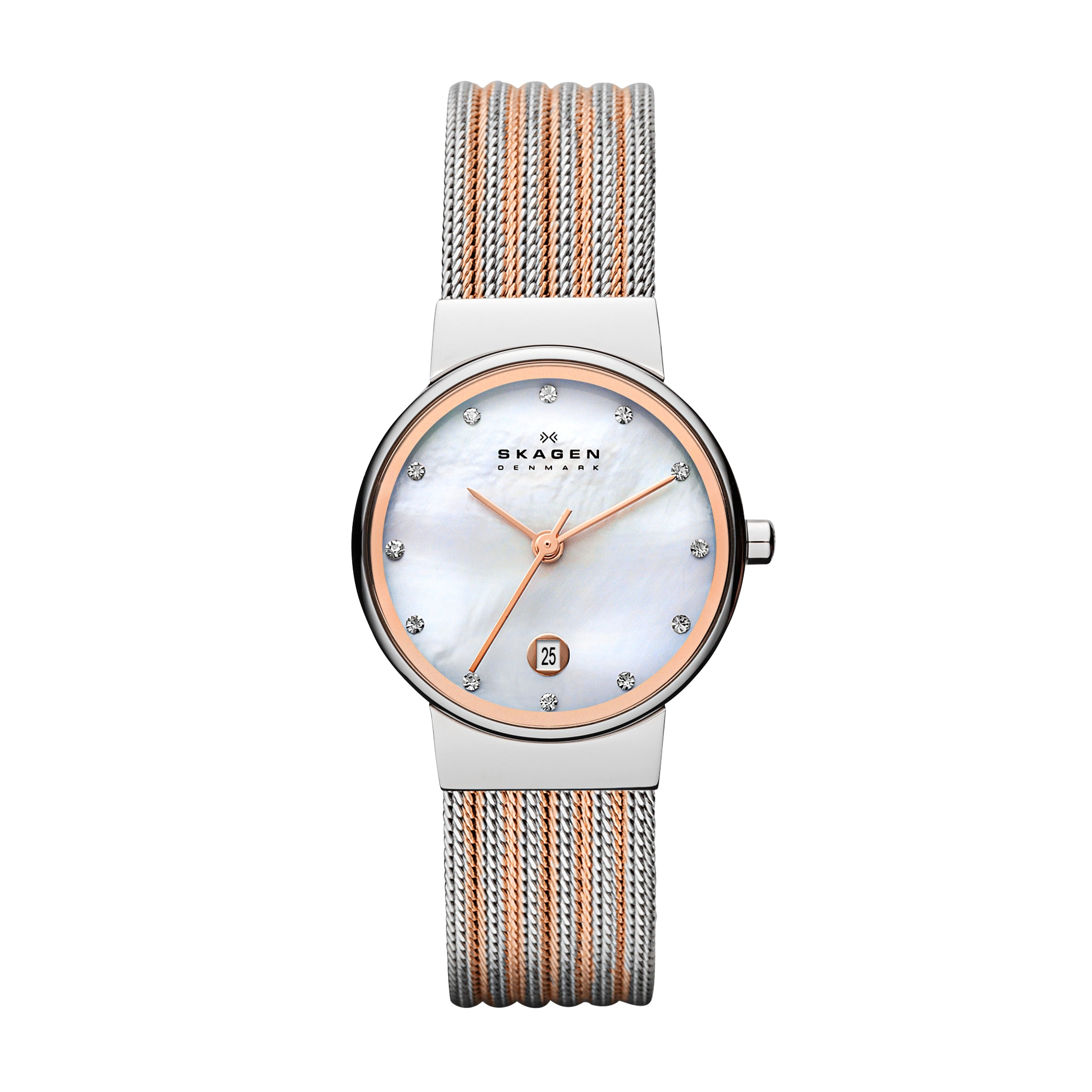 Skagen Ancher - Steel, Two Tone Rose Gold