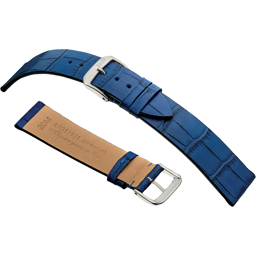 Rios 1931 Watch Bands - Miami - Embossed Alligator Grain