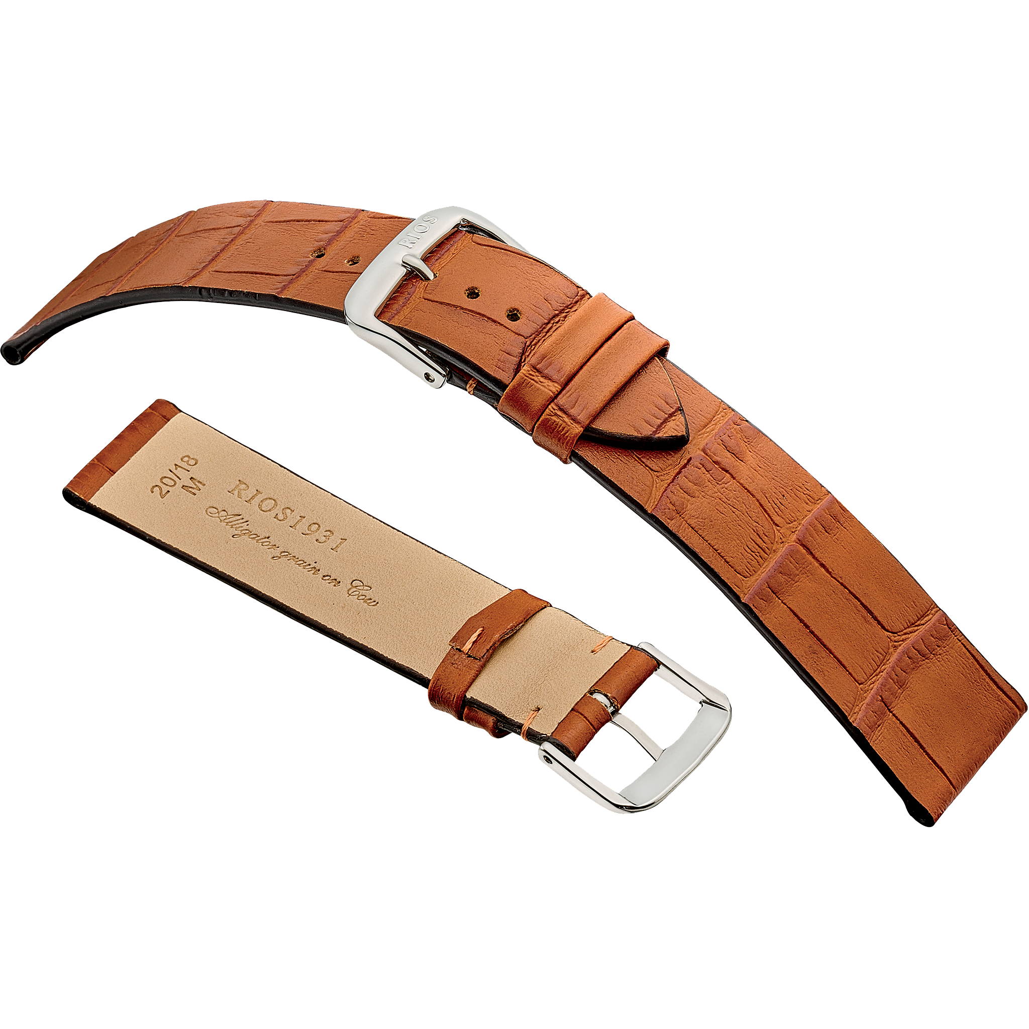 Rios 1931 Watch Bands - Miami - Embossed Alligator Grain