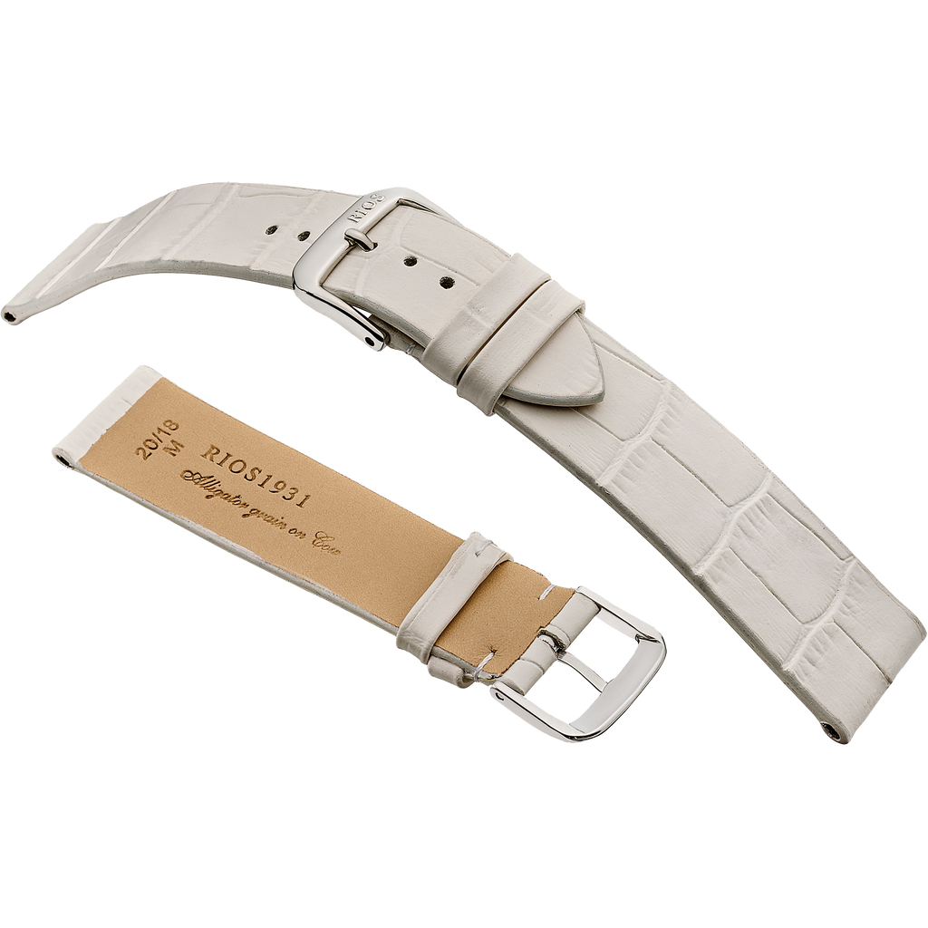 Rios 1931 Watch Bands - Miami - Embossed Alligator Grain