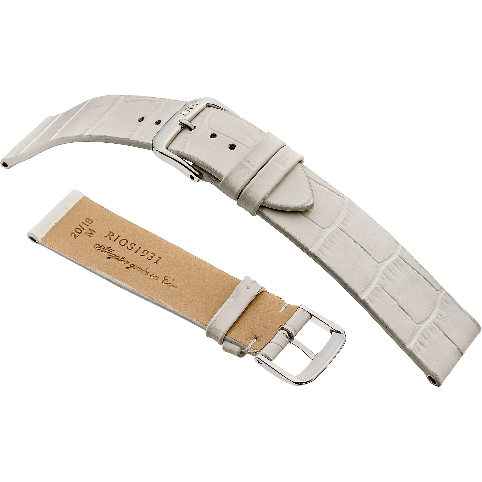 Rios 1931 Watch Bands - Miami - Embossed Alligator Grain