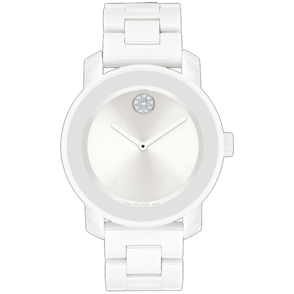 3600802 Movado Bold 36mm - White Ceramic 3600802 – Halifax Watch Company