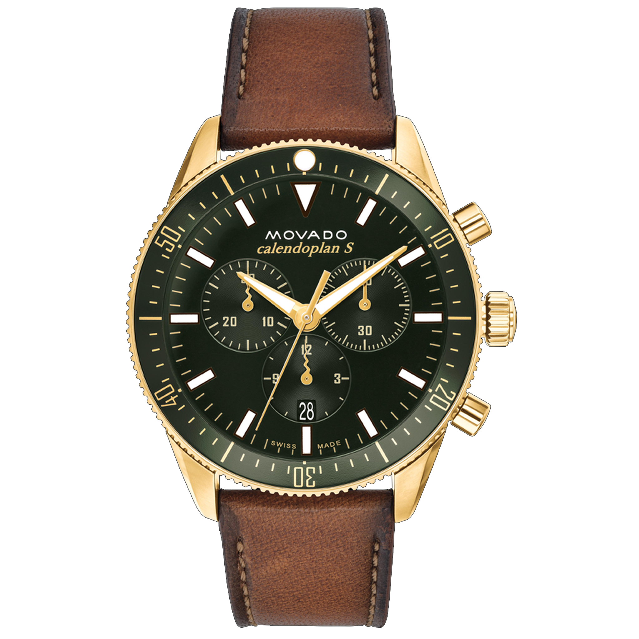 Movado Watch Heritage Series - 43mm Calendoplan S 3650122