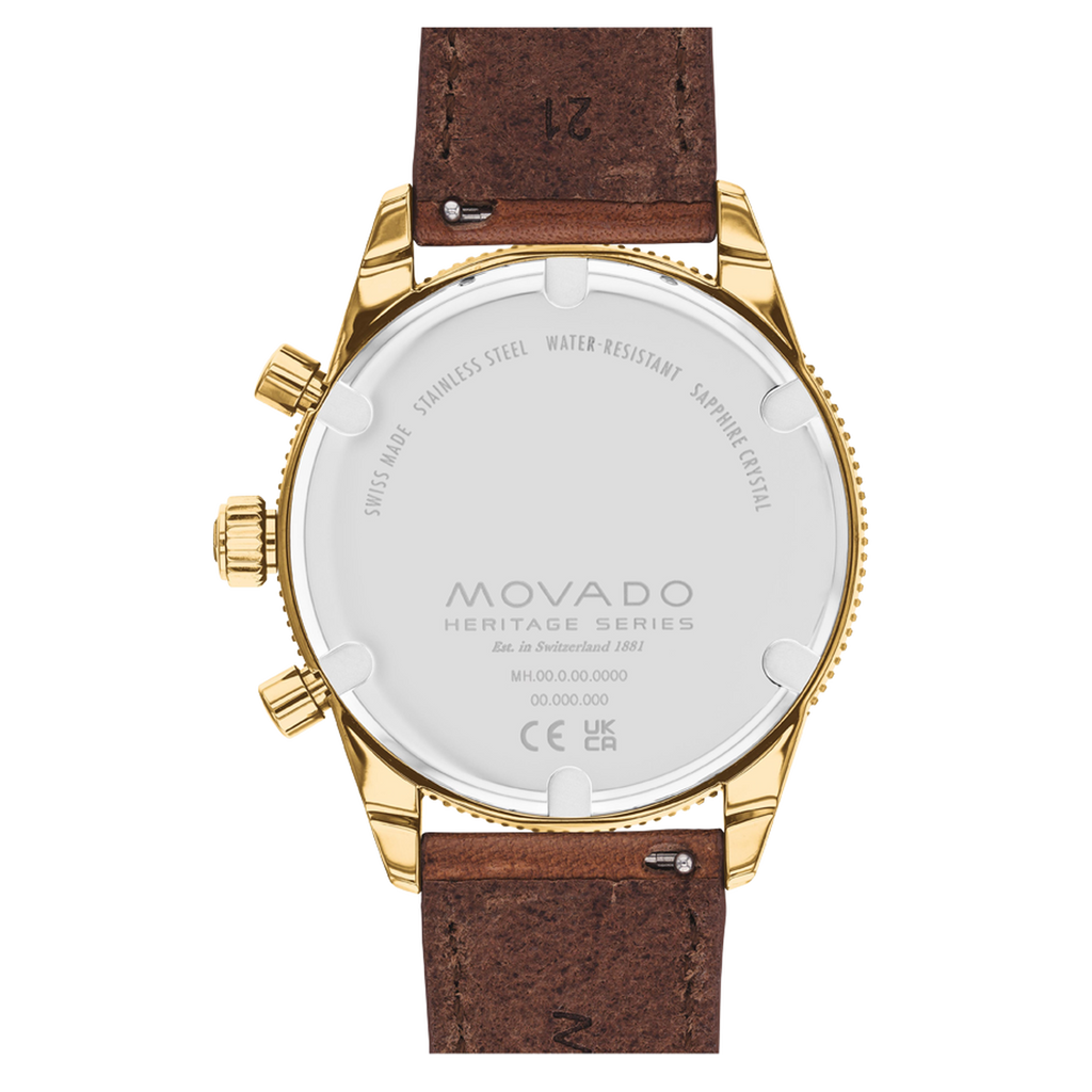 Movado Watch Heritage Series - 43mm Calendoplan S 3650122