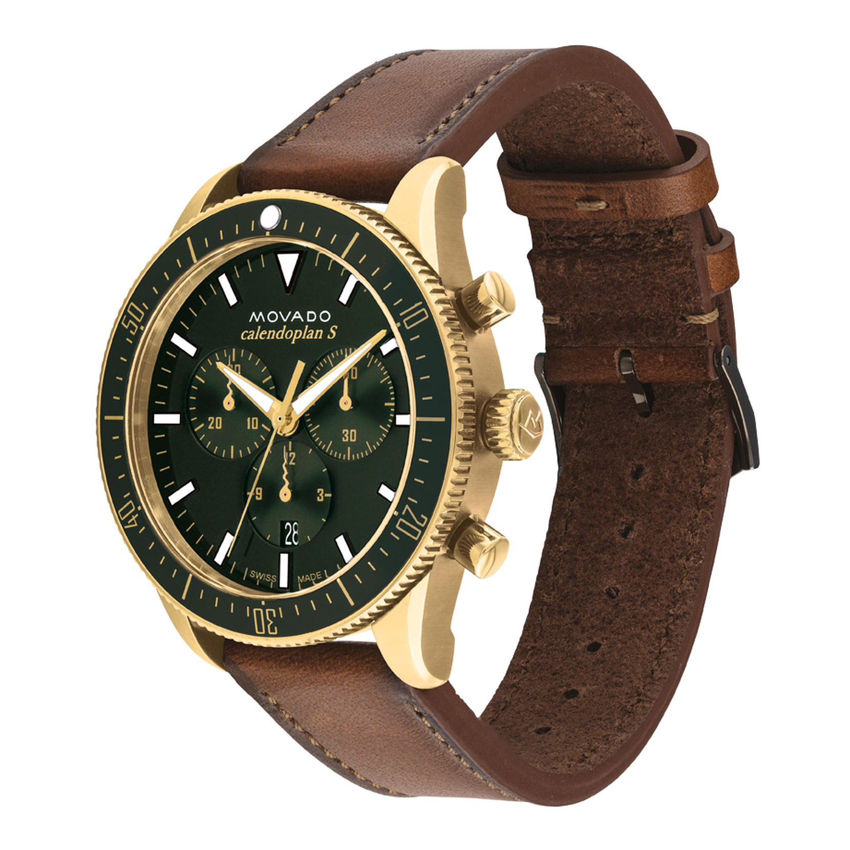 Movado Watch Heritage Series - 43mm Calendoplan S 3650122