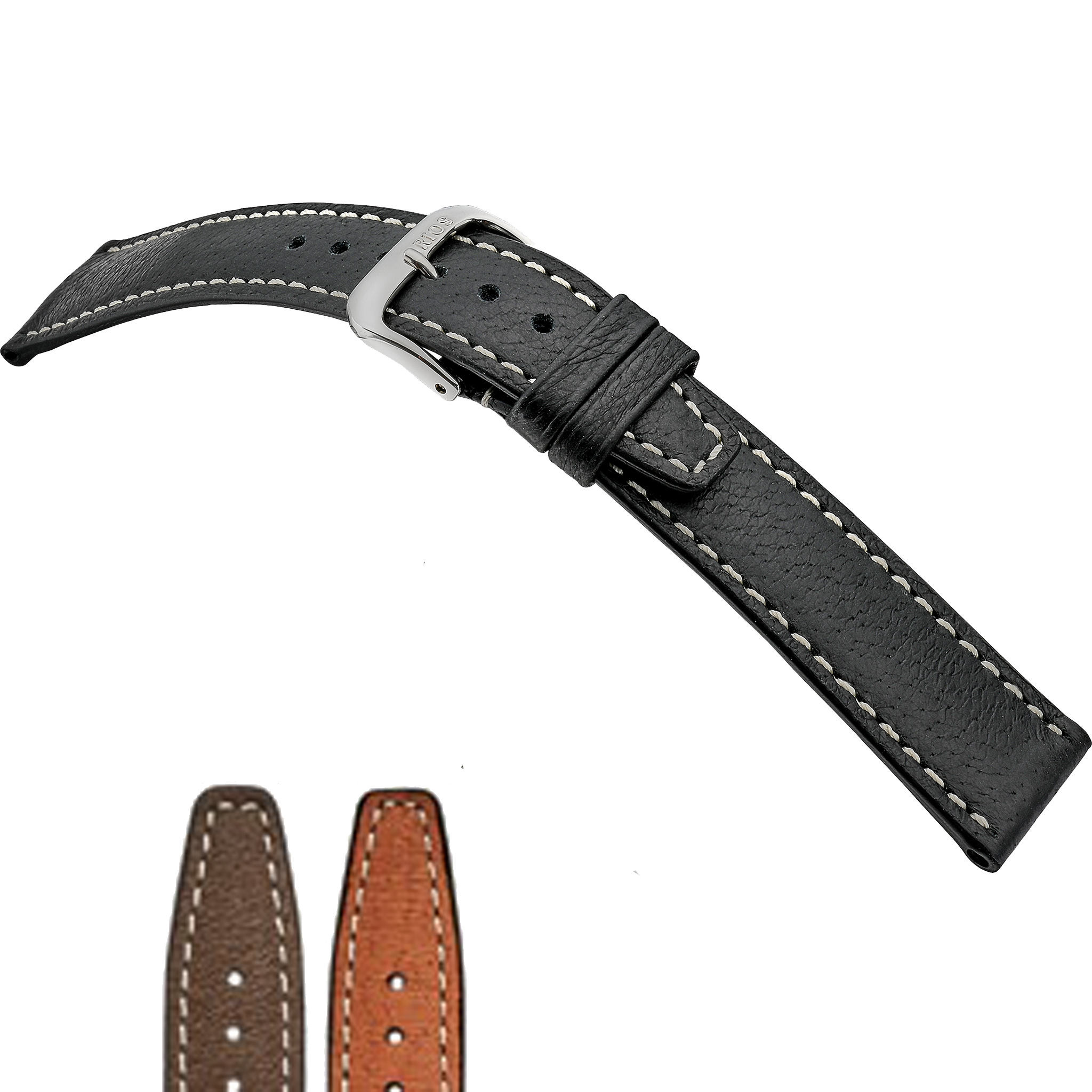 Rios 1931 Watch Bands - Havana - Genuine Pig Skin