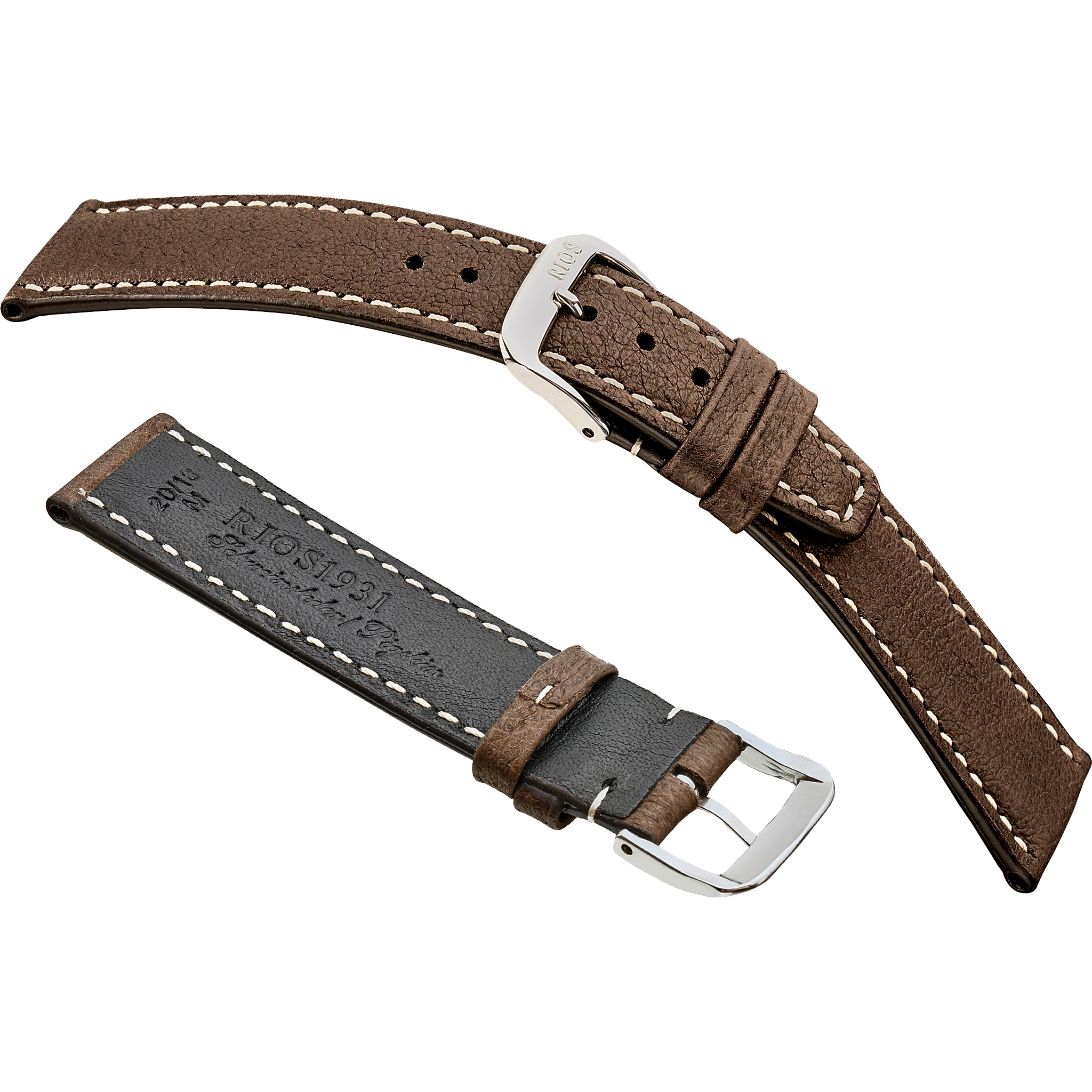 Rios 1931 Watch Bands - Havana - Genuine Pig Skin