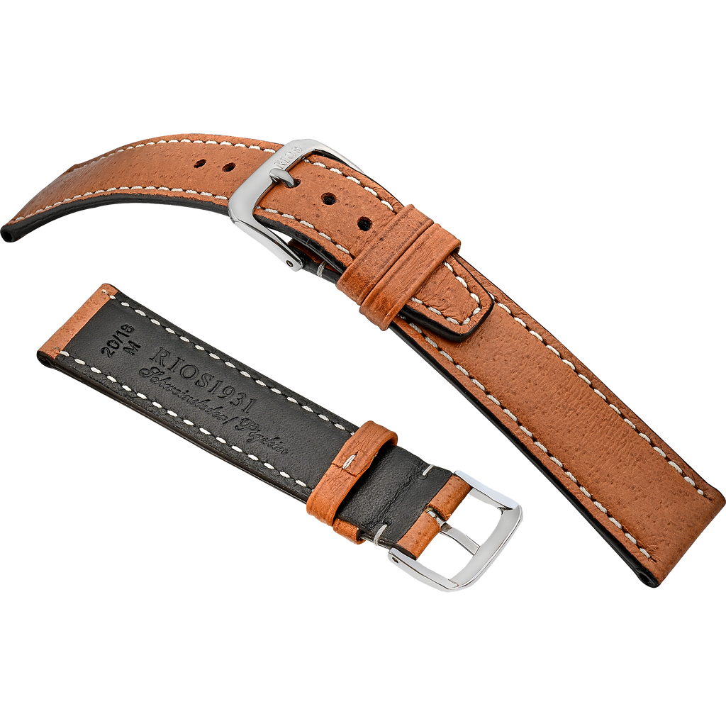 Rios 1931 Watch Bands - Havana - Genuine Pig Skin