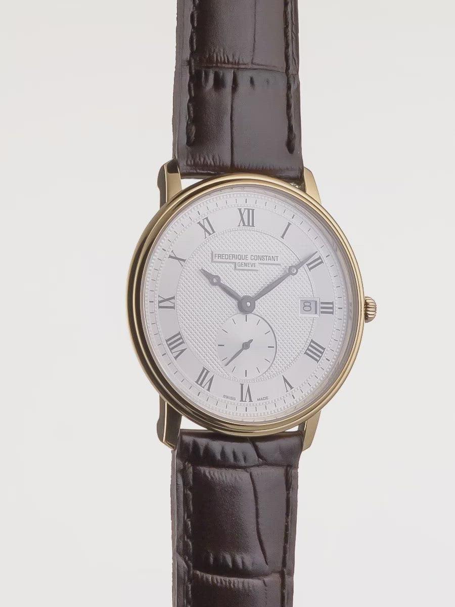 Frederique Constant - SLIMLINE GENTS QUARTZ Gold Tone