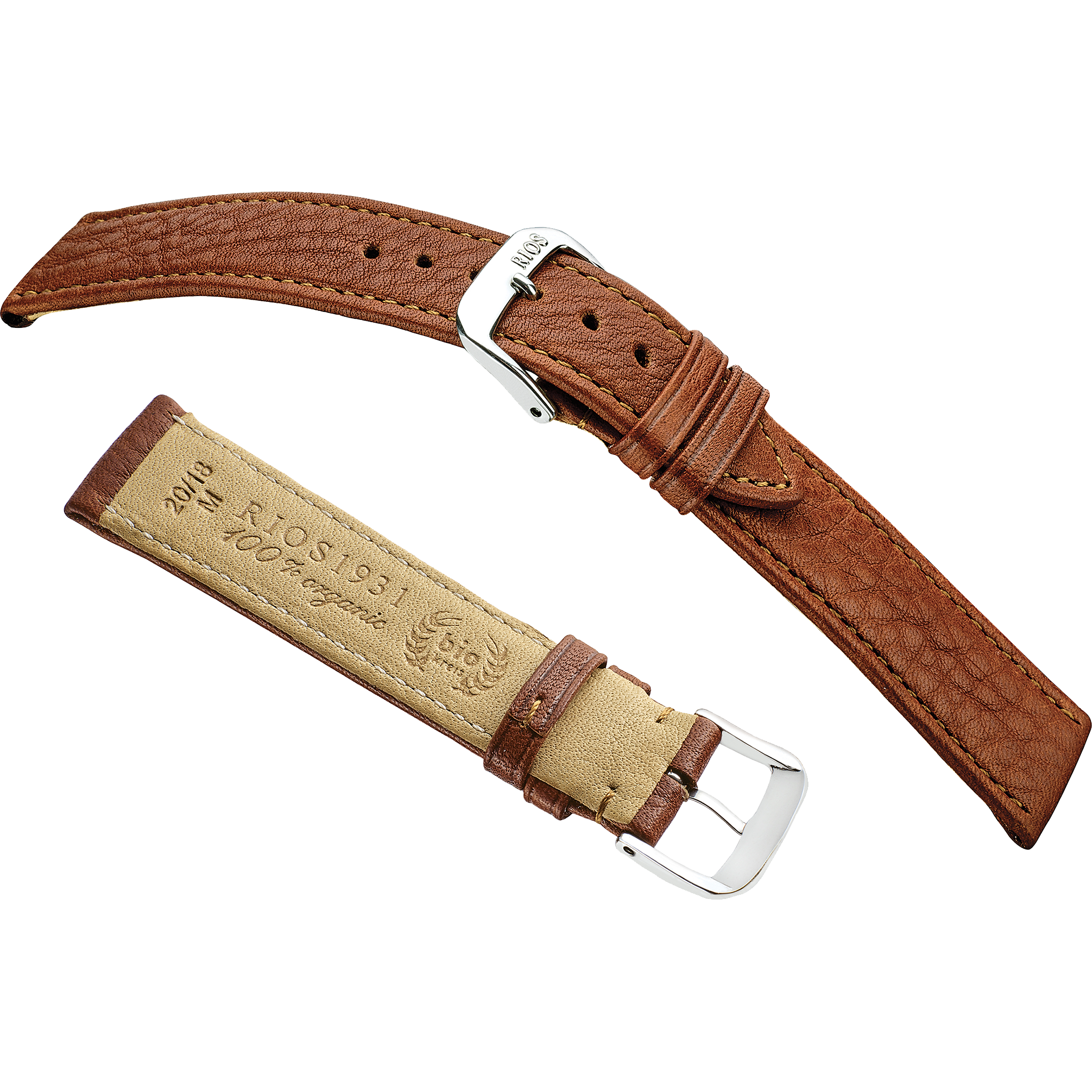 Rios 1931 Watch Bands - Waging - Genuine Certified Organic Leather