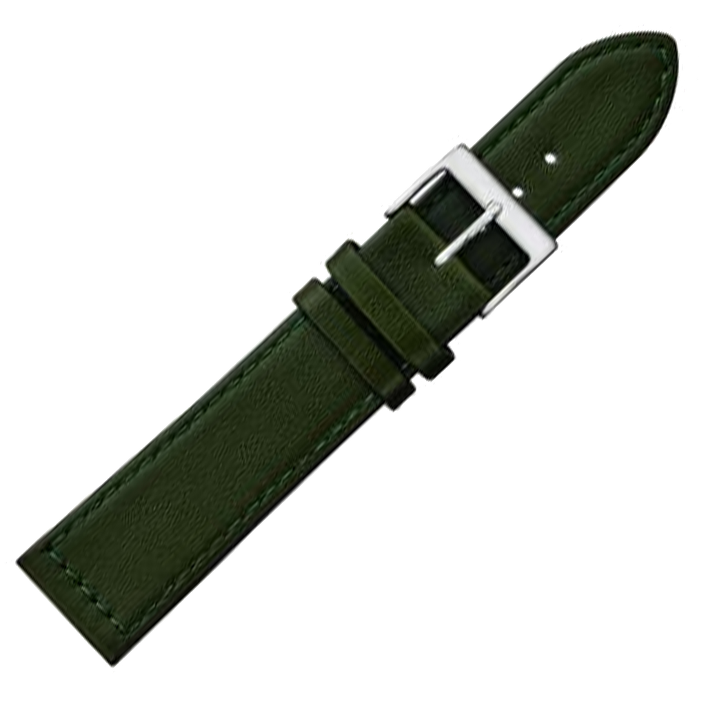 Alpine Watchstrap - Flat Stitched Leather